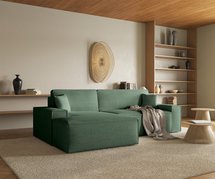 Corner sofa with sleeping function Farese New L-shaped Cremona 34 left-hand side