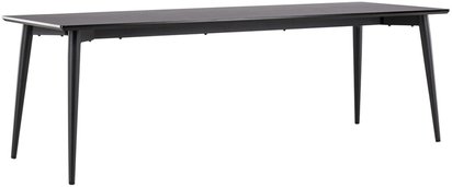 Scallent table 85x230 cm black