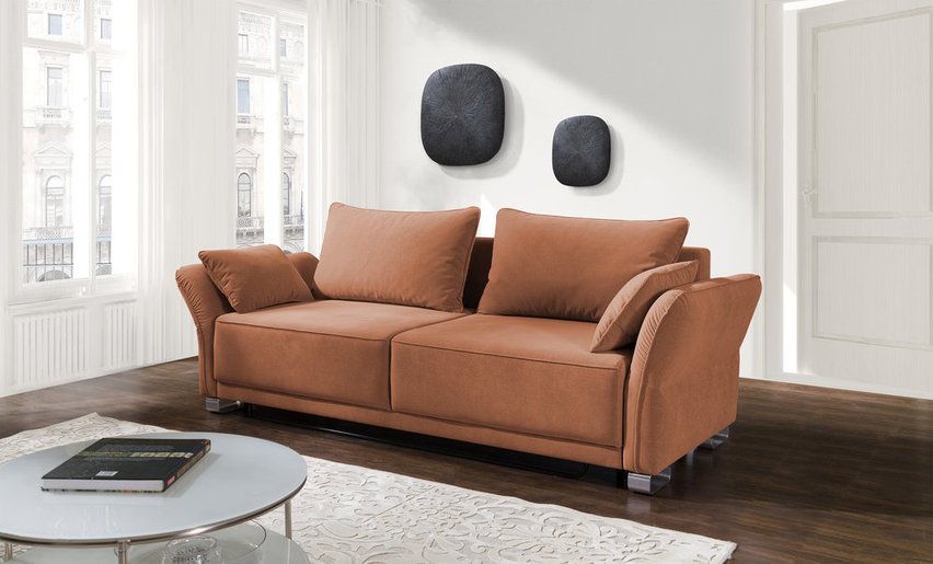 Baselo three-seater sofa bed (Fabric: Zetta 295)