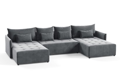 Matese U corner sofa bed (Fabric: Kronos 22)