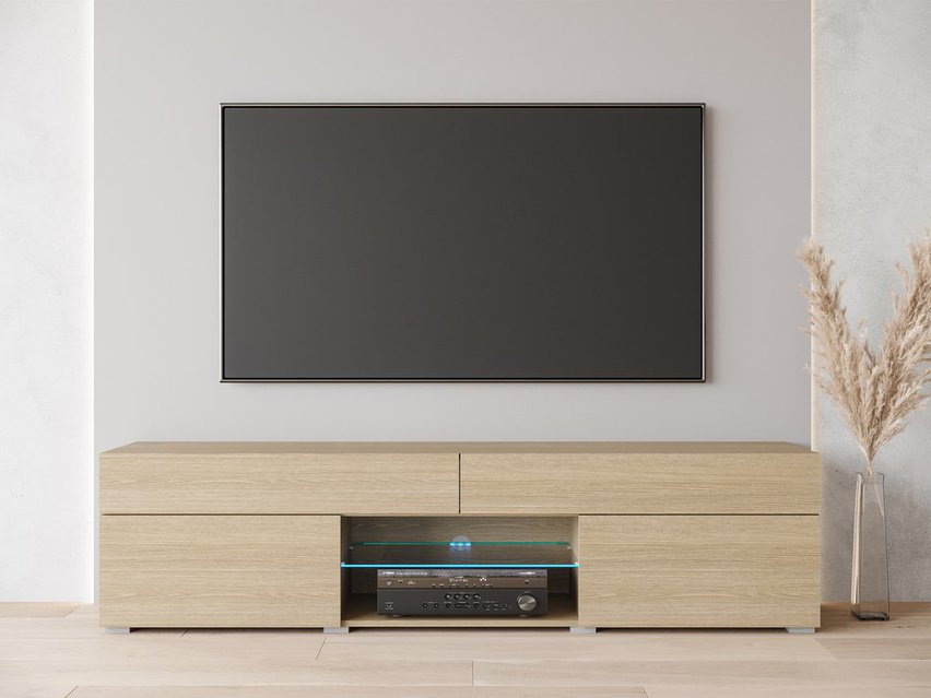 Bangie TV cabinet 180 cm gaja oak (Lighting: No)