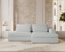 Corner sofa with sleeping function Lemmu L-shaped Tilia 83 right-hand side