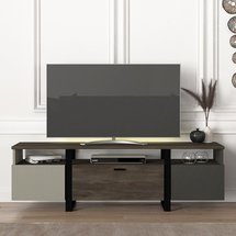 RTV cabinet Niegra 31.5x150 cm gray