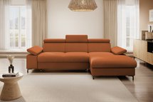 Millefolium Salvador 14 Agmamito right-hand L-shaped corner sofa with sleeping function with a container