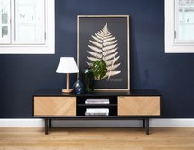 Frieve TV cabinet 160 cm herringbone oak