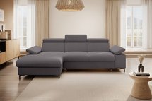 Millefolium Salvador 18 Agmamito left-sided L-shaped corner sofa with sleeping function with a container