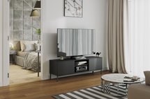 TV cabinet Perila 150 cm black