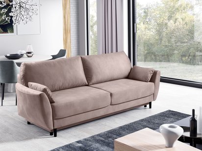 Toivola three-seater sofa bed with storage (Fabric: Monolith 62)