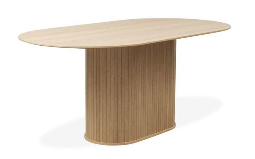 Oval table Gativel 95x180 natural oak