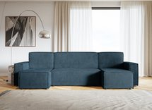 Copertino U-shaped corner sofa with sleeping function with container Element 13 universal