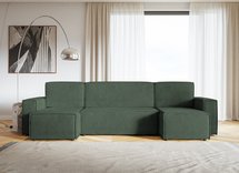 Copertino U-shaped corner sofa with sleeping function with container Element 13 universal