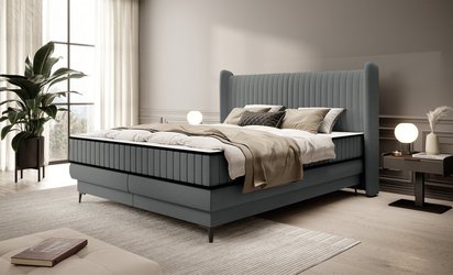 Continental bed 180x200 cm Daliano with Castel 93 container