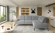 Convalte Corner Sofa (Fabric: Nube 03, Side: Right)