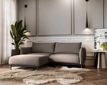 Soliano sofa bed with storage and pouf Impress me 21 chenille