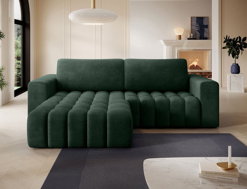 Corner sofa with sleeping function Tinctorius (Fabric: Monolith 37, Side: Left)