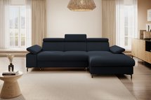 Millefolium Salvador 05 Agmamito right-hand L-shaped corner sofa with sleeping function with a container