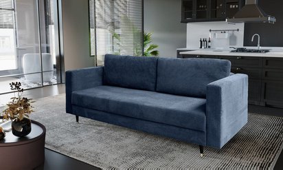 Bazzano three-seater sofa bed with storage (Fabric: Poso 05)