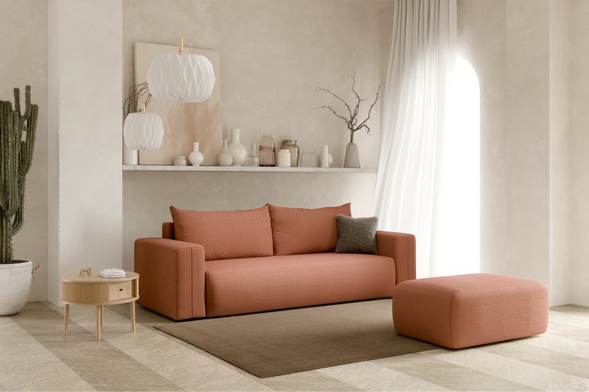 Lummi Aragon 56 three-seater sofa bed