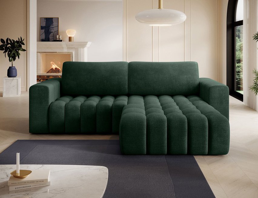 Corner sofa with sleeping function Tinctorius (Fabric: Monolith 37, Side: Right)