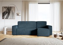 Copertino L-shaped corner sofa with sleeping function with Element 24 universal container