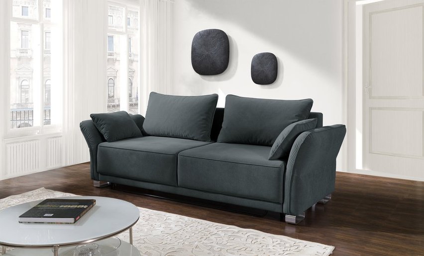 Baselo three-seater sofa bed (Fabric: Zetta 305)