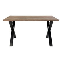 Lemucto table 140x95 cm oiled smoked oak