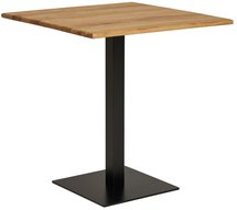 Lignano table 70x70 cm natural oak / black