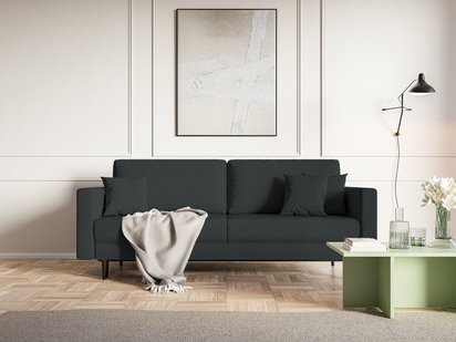 Valico Storm 99 three-seater sofa with black legs