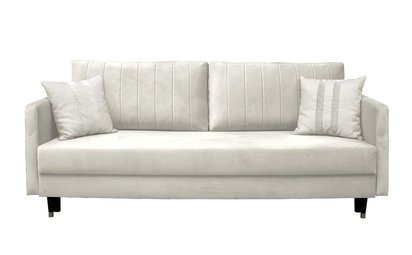 Balabay sofa, three-seater, with storage, black legs (Fabric: Trinity 01)