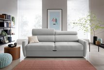 Three-seater sofa bed Sylles Matt Velvet 83 easy-cleaning hydrophobic velvet