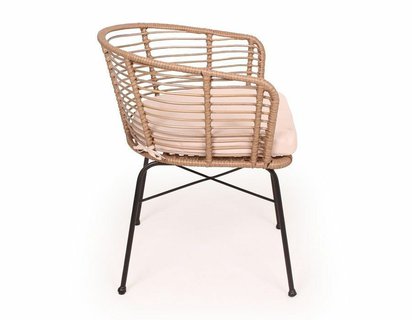 Izzalini technorattan garden chair with armrests