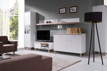 TV Cabinet Galmi 100 cm (Matte White)