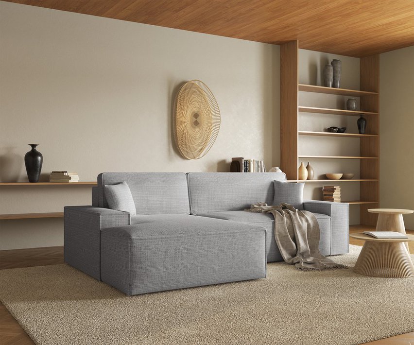 Corner sofa with sleeping function Farese New L-shaped Cremona 81 left-hand side