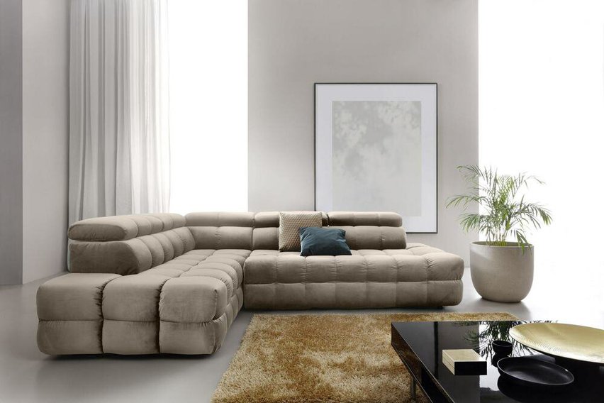 Torazo corner sofa bed with storage (Fabric: Element 17, Side: Left)