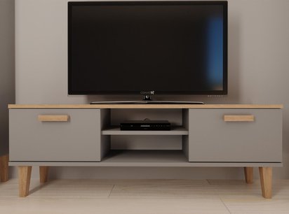 Sakena TV cabinet 120 cm gray