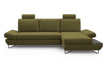 Corner sofa bed Lazaro L-shaped with storage (Fabric: Salvador 08, Side: Right)