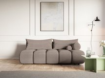 Dandelino Mini three-seater sofa with sleeping function Sicuro 50 chenille