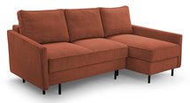 Corner sofa with sleeping function Rosilli L-shaped with container right side Lincoln 52