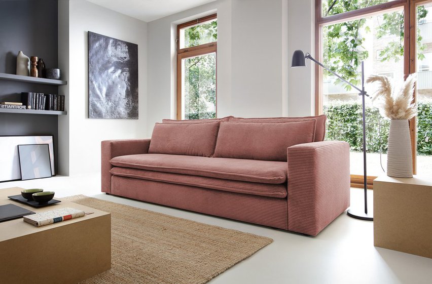 Baptello Poso 29 three-seater sofa bed with corduroy storage