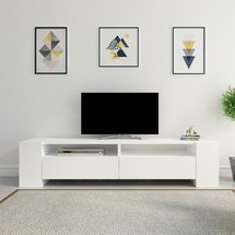 TV cabinet Soska 155 cm white