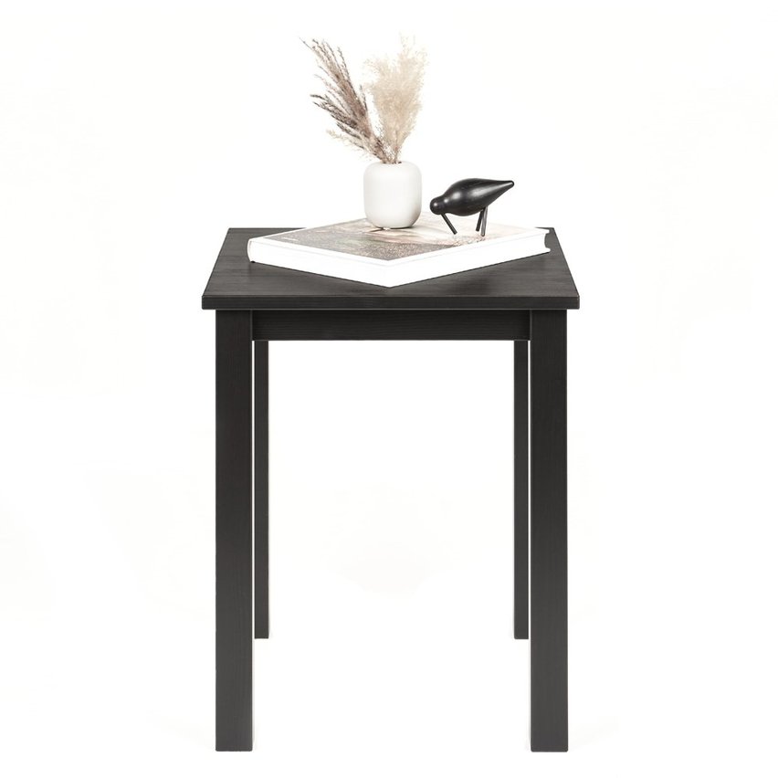 Silphium table 68x68 cm black