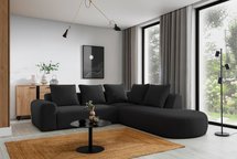 Castellina L-shaped modular corner sofa 255 cm larger Abriamo 8 right-hand side