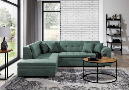 Tianguan corner sofa bed (Fabric: Poco 100, Side: Left)