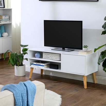 Skendera TV cabinet white