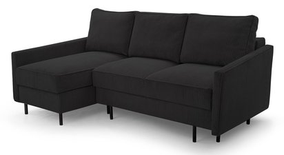 Corner sofa with sleeping function Rosilli L-shaped with container left side Lincoln 100