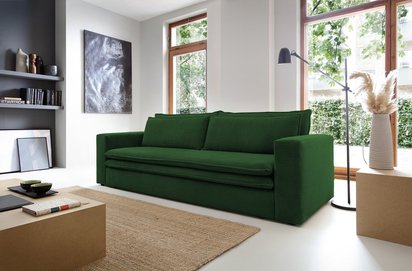 Baptello Poso 14 three-seater sofa bed with corduroy storage