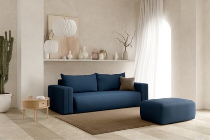 Lummi Aragon 79 three-seater sofa bed