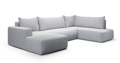 Corner sofa with sleeping function Lummi U-shaped Aragon 80 left-hand side