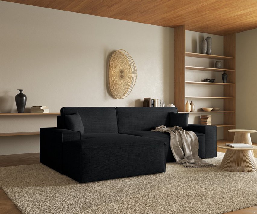 Corner sofa with sleeping function Farese New L-shaped Cremona 97 left-hand side