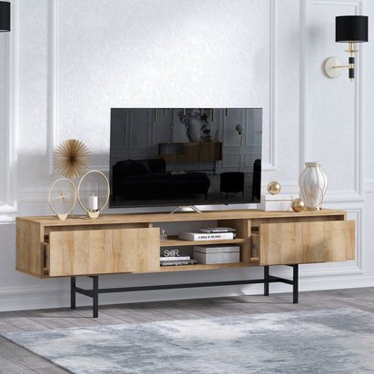 Matien TV cabinet 180 cm oak